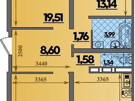 Продается 3-комнатная квартира ЖК Город у моря, литера 23, 86.83  м&sup2;, 10421999 рублей