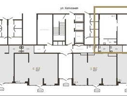 Продается Офис ЖК Все Свои ВИП, литера 3, 79.3  м&sup2;, 35685000 рублей