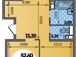 Продается 3-комнатная квартира ЖК Парк у дома, литера 7.3, 87.6  м&sup2;, 13470000 рублей