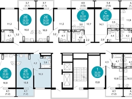 Продается 1-комнатная квартира ЖК Лестория, дом 2, 36.5  м&sup2;, 17463245 рублей
