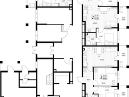 Продается 1-комнатная квартира ЖК Кипарис, литер 6, 41.6  м&sup2;, 14352000 рублей