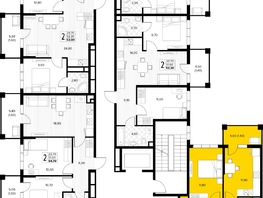 Продается 2-комнатная квартира ЖК Кипарис, литер 8, 52  м&sup2;, 15860000 рублей