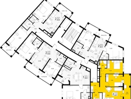 Продается 2-комнатная квартира ЖК Кипарис, литер 8, 58.1  м&sup2;, 17720500 рублей