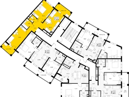 Продается 2-комнатная квартира ЖК Кипарис, литер 8, 60.3  м&sup2;, 18391500 рублей