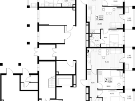 Продается 1-комнатная квартира ЖК Кипарис, литер 7, 41.6  м&sup2;, 14352000 рублей