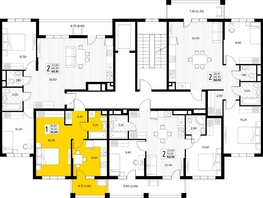 Продается 1-комнатная квартира ЖК Кипарис, литер 7, 35.6  м&sup2;, 12282000 рублей