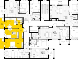 Продается 2-комнатная квартира ЖК Кипарис, литер 7, 52.3  м&sup2;, 15951500 рублей