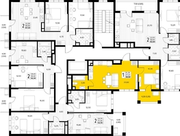 Продается 1-комнатная квартира ЖК Кипарис, литер 7, 38.5  м&sup2;, 13282500 рублей