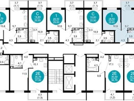 Продается 1-комнатная квартира ЖК Флора, 4 этап, 29.8  м&sup2;, 11865842 рублей