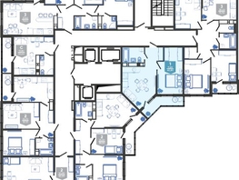 Продается 1-комнатная квартира ЖК Облака-3, дом 1, 42.5  м&sup2;, 9201930 рублей