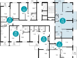 Продается 2-комнатная квартира ЖК Лестория, дом 1, 77.3  м&sup2;, 34387820 рублей