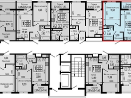 Продается 1-комнатная квартира ЖК Ботаника Хилс, лит 1, 35  м&sup2;, 11783000 рублей