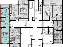 Продается 1-комнатная квартира ЖК Ботаника Хилс, лит 1, 32.02  м&sup2;, 8793000 рублей