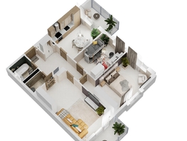 Продается 3-комнатная квартира ЖК Золотой Берег, литер 3, 82.79  м&sup2;, 16640790 рублей