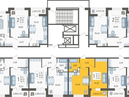 Продается 1-комнатная квартира ЖК Смородина, литера 14, 37.65  м&sup2;, 6058800 рублей