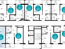 Продается 1-комнатная квартира ЖК Лестория, дом 6, 37.5  м&sup2;, 16875485 рублей