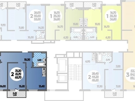Продается 2-комнатная квартира ЖК Парк у дома, литера 8.3, 62.7  м&sup2;, 10934880 рублей