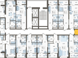 Продается 2-комнатная квартира ЖК Кислород, корпус 1, 51.7  м&sup2;, 17448750 рублей