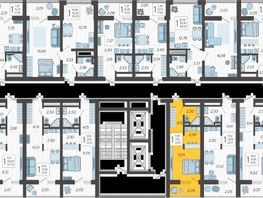 Продается Студия ЖК Кислород, корпус 3, 23.15  м&sup2;, 7693600 рублей