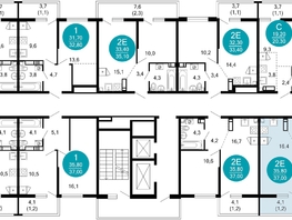 Продается 1-комнатная квартира ЖК Лестория, дом 4, 37  м&sup2;, 16632614 рублей