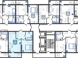 Продается 1-комнатная квартира ЖК Облака-3, дом 1, 43.8  м&sup2;, 8974270 рублей