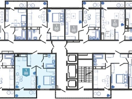 Продается 1-комнатная квартира ЖК Облака-3, дом 1, 43.1  м&sup2;, 8936354 рублей