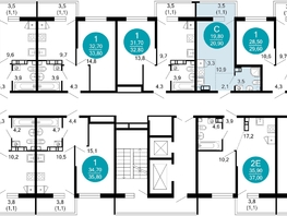 Продается 1-комнатная квартира ЖК Флора, 4 этап, 21  м&sup2;, 10577471 рублей