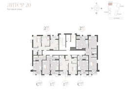Продается Студия ЖК Моренуар, литер 20, 25.72  м&sup2;, 6892960 рублей