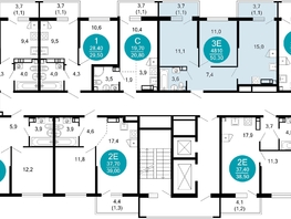 Продается 2-комнатная квартира ЖК Лестория, дом 3, 50  м&sup2;, 20668620 рублей