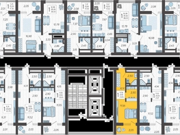 Продается Студия ЖК Кислород, корпус 3, 23.15  м&sup2;, 7693600 рублей