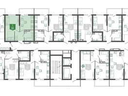 Продается 1-комнатная квартира ЖК Флора, 3 этап литера 4, 33.4  м&sup2;, 12093000 рублей