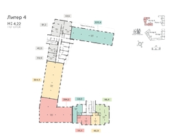 Продается Офис ЖК Теплые края, литер 4, 98.4  м&sup2;, 15744000 рублей
