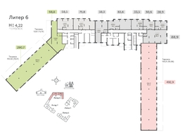 Продается Офис ЖК Теплые края, литер 6, 323.82  м&sup2;, 68002200 рублей