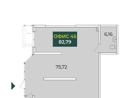Продается Офис Кирилла Россинского ул, 82.79  м&sup2;, 18213800 рублей