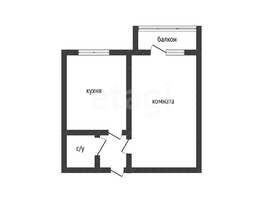 Продается 1-комнатная квартира Евдокии Сокол ул, 29.9  м&sup2;, 3450000 рублей