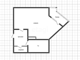 Продается Студия Душистая ул, 32.9  м&sup2;, 4850000 рублей