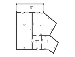 Продается 1-комнатная квартира Кожевенная ул, 48.5  м&sup2;, 10800000 рублей
