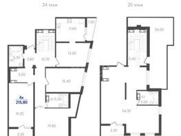 Продается 4-комнатная квартира Мачуги В.Н. ул, 186.6  м&sup2;, 23000000 рублей