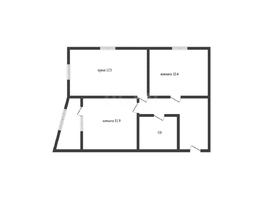 Продается 2-комнатная квартира Ивана Беличенко ул, 54.5  м&sup2;, 8900000 рублей