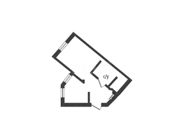 Продается 1-комнатная квартира 3-я Трудовая ул, 35.66  м&sup2;, 3920000 рублей