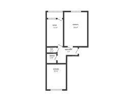 Продается 2-комнатная квартира 2-я Российская ул, 61.4  м&sup2;, 7600000 рублей