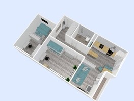 Продается 2-комнатная квартира Тепличная ул, 55.7  м², 14700000 рублей
