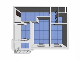 Продается 2-комнатная квартира Победы пр-кт, 56.5  м², 11700000 рублей