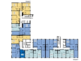 Продается 2-комнатная квартира ЖК Норд-Премьер, корпус 18, 60.7  м², 7648200 рублей