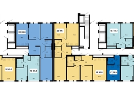 Продается 2-комнатная квартира ЖК НОРД, корпус 18, 61  м², 6954000 рублей