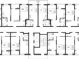 Продается 3-комнатная квартира ЖК Флора, литера 2.2, 64  м&sup2;, 7360000 рублей