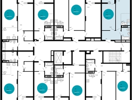 Продается 2-комнатная квартира ЖК 1799, литера 2.1, 44.2  м², 9715160 рублей