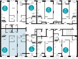 Продается 3-комнатная квартира ЖК 1799, литера 2.3, 91.21  м², 14785141 рублей