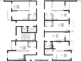 Продается 1-комнатная квартира ЖК Западные Аллеи, литера 5.1, 40.6  м², 5968200 рублей