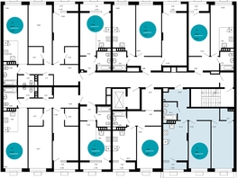 Продается 2-комнатная квартира ЖК 1799, литера 2.3, 71.26  м², 12000184 рублей